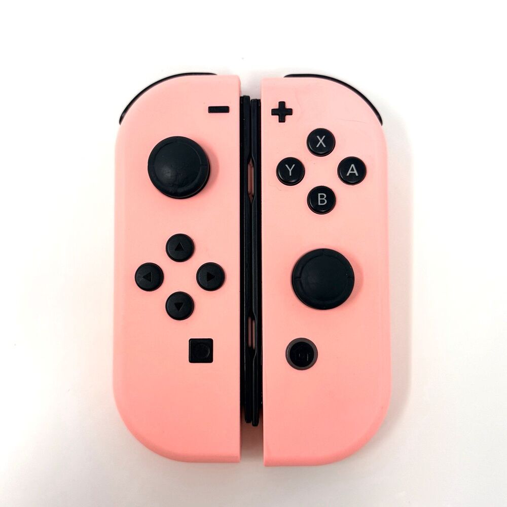 Nintendo Switch Joy Con Pastel Pink Controllers Left Right Pair Set